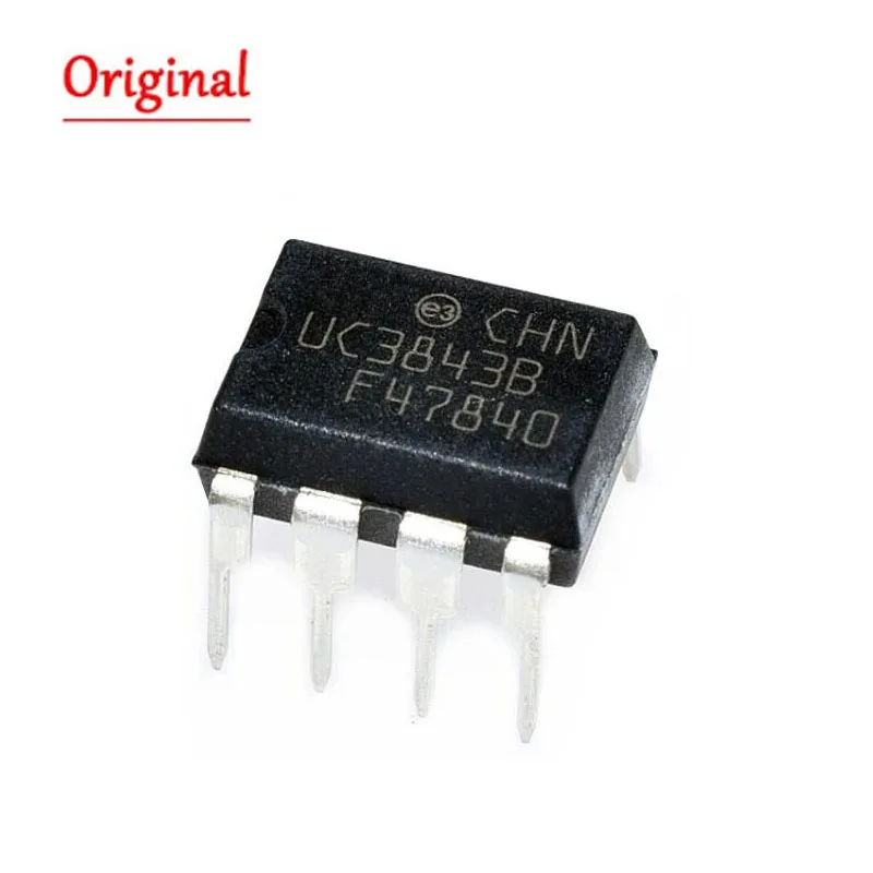 10pcs/lot UC3843BUC3843AN  DIP8 NEW PWM Switching Power Converter