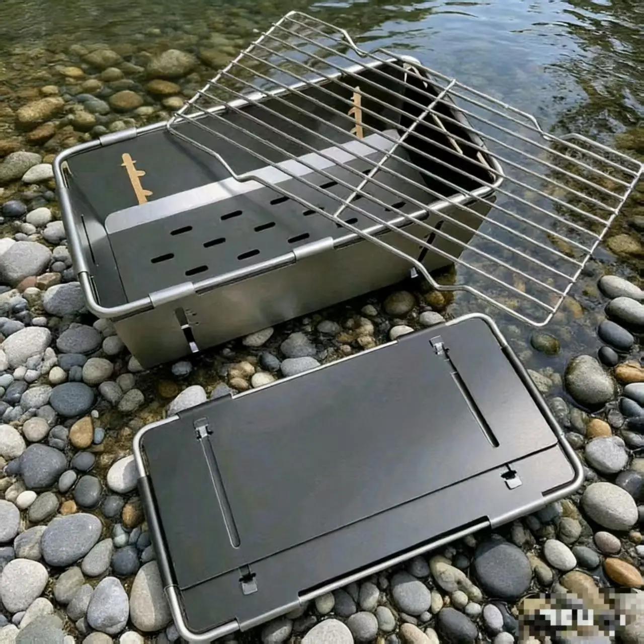 

One Second Folding BBQ Grill Open Close Outdoor Thickened Carbon Steel Portable Camping Barbecue Oven