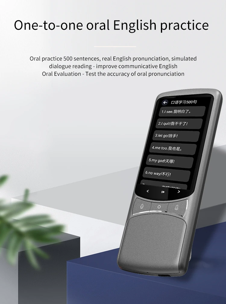 Nouveaut 2024 New Traductor Wholesale Realtime Offline Two Way Language Translator Device Traductor de Voz Portatil