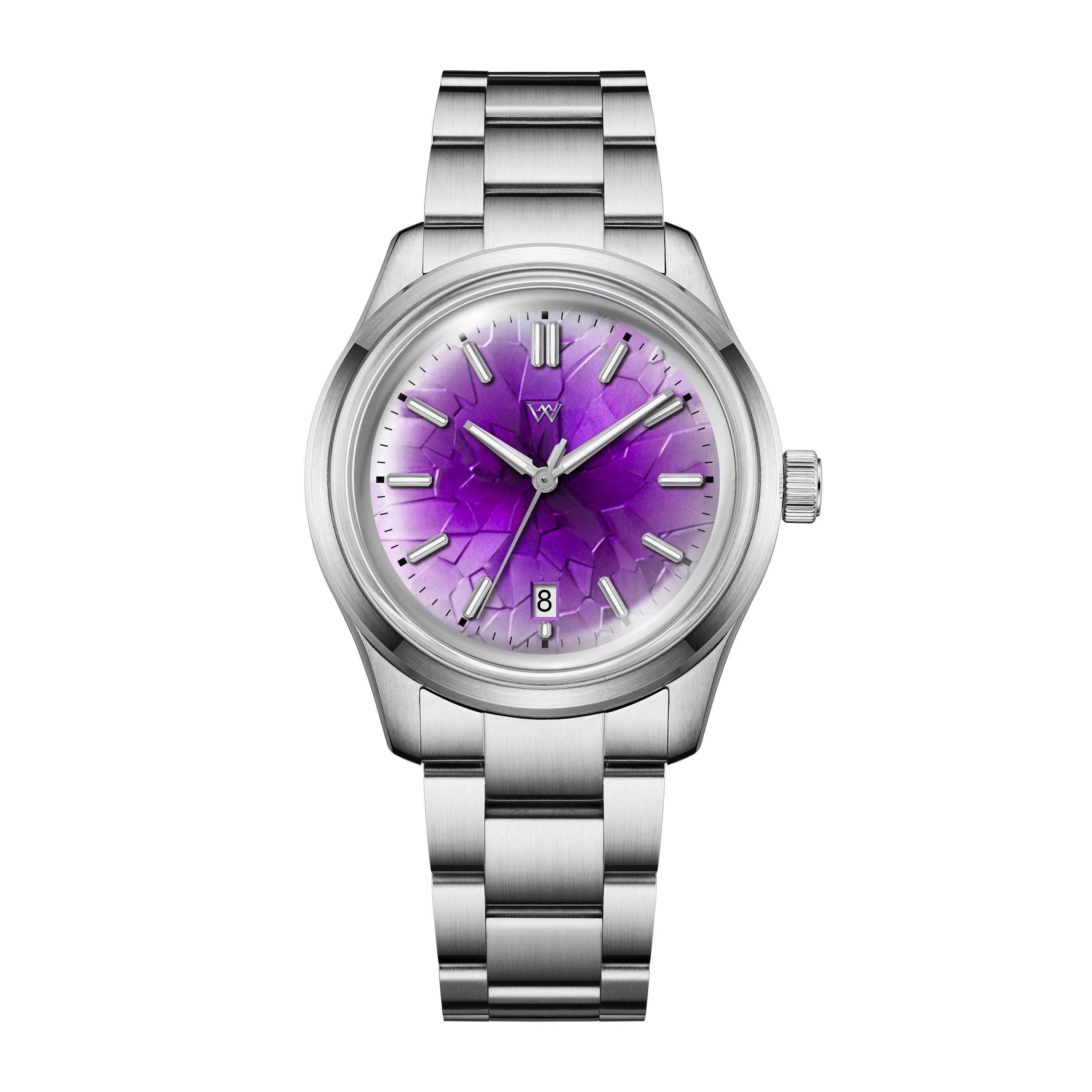 WM Watch Automatic Mechanical Watch NH35 Glacier Series 100M Waterproof AR Coated Sapphire Welly Merck Watches For Man WM226