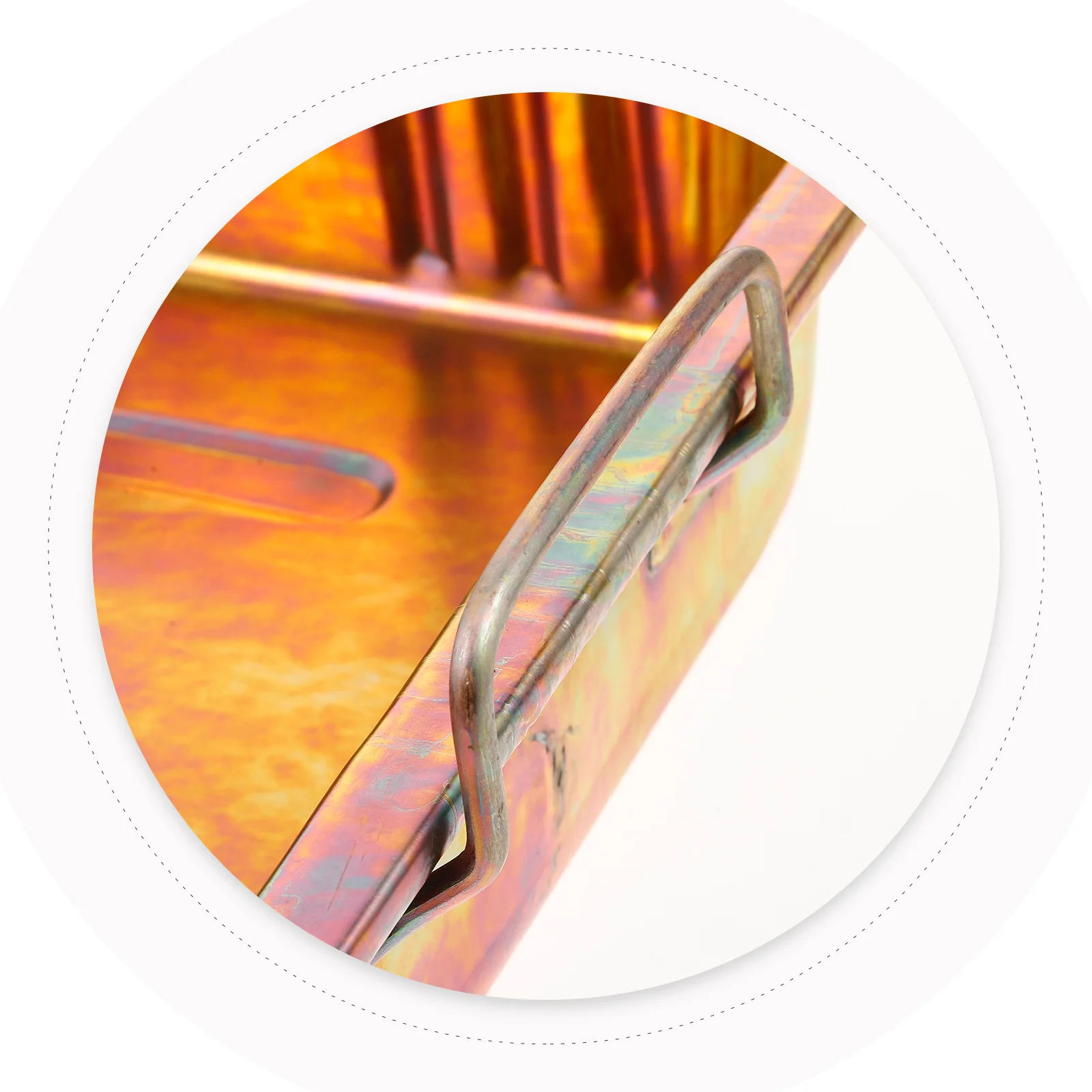 

Drain Pan 22X14X3.5 Inch Steel Waste Oil Container For Car Motorcycle Oil Change Drip Catcher Tray Automotive Accessories