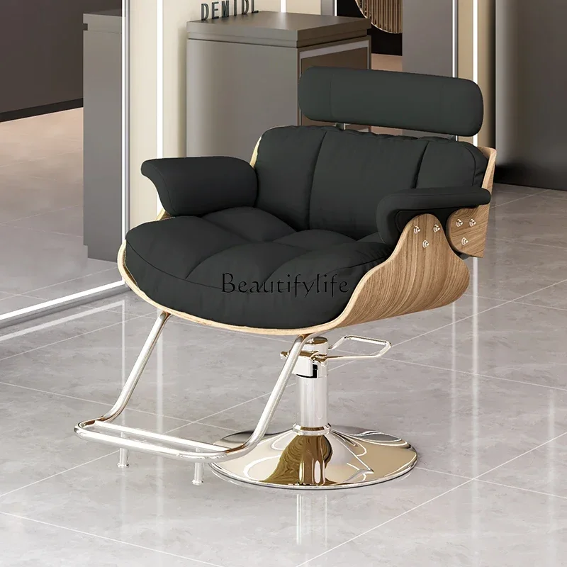 

88.Simple hair salon barber shop chair High-end hair salon rotating hair salon chair