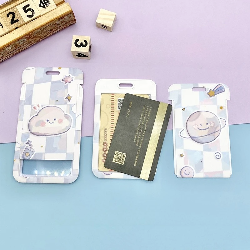 Student Campus Card Holder with Retractable Lanyard Bus Meal Card Metro Pass Protective Cas| Multi-Purpose ID Badge Holder