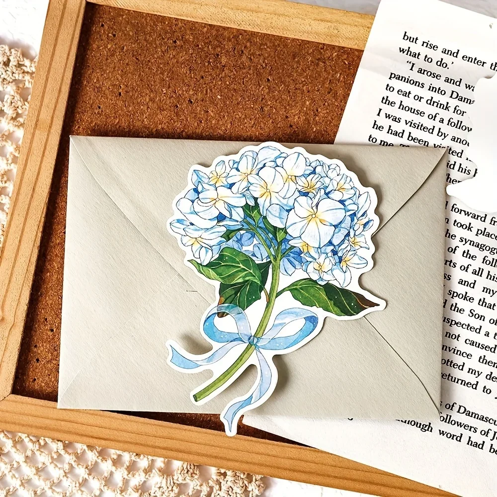 15pcs Bouquet Love Small Fresh Flower Gift decorato Message Card