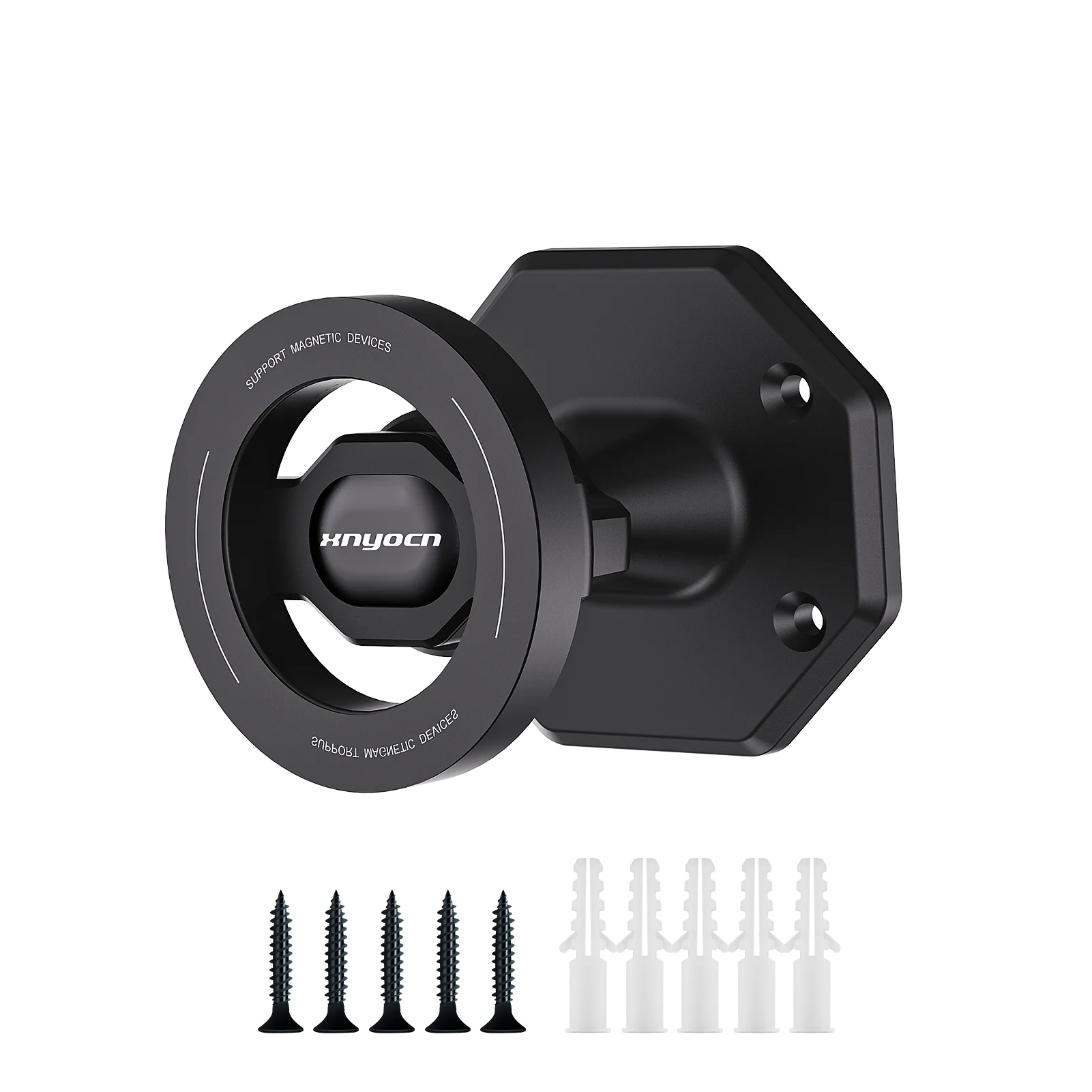 

Magnetic Wall Mount Mobile Phone Holder Stand for Kitchen Living Room Strong Magnet Bracket for IPhone for Samsung Home Supplies