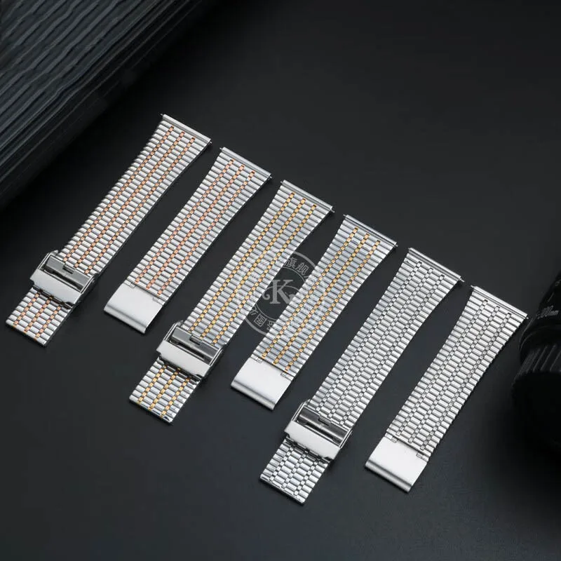 薄いステンレス鋼の時計バンド,18mm, 20mm, 22mm,クイックリリース,ロング,ティソット,カシオ,Huawei,gt3に適しています