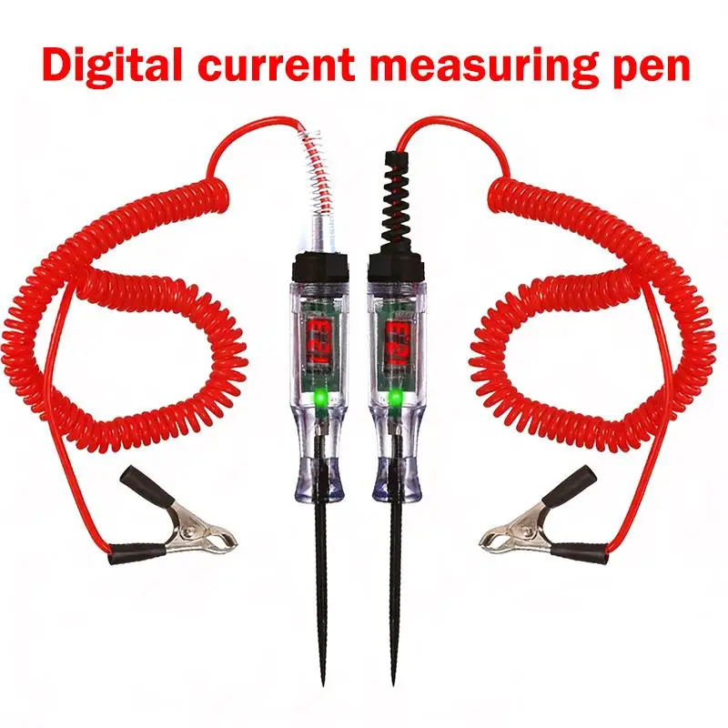Digital Display Voltage Circuit Tester 5V To 110V Multifunction Car Diagnostic Probe Test Pen Electric Measuring Pen Diagnostic
