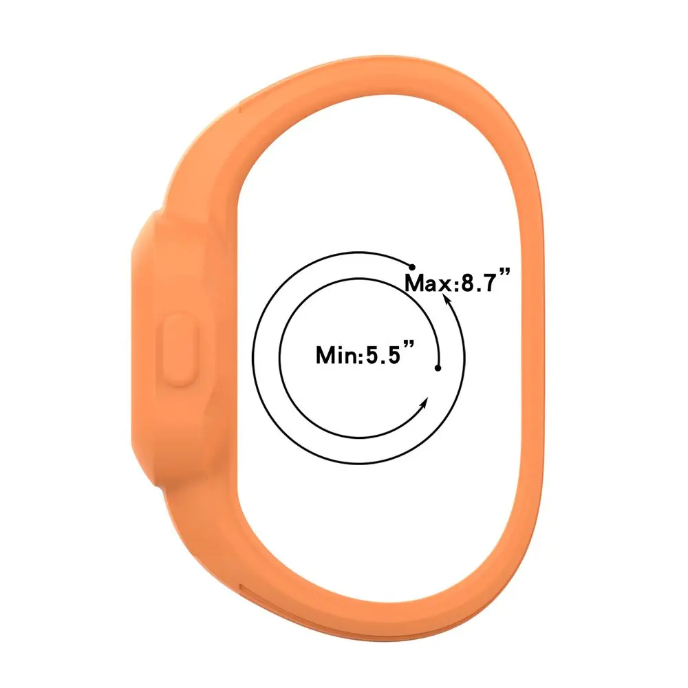 Tali jam tangan anak warna polos dengan sabuk jam tangan tali jam Loop Solo untuk Garmin Vivofit JR 3 GarminFit JR3