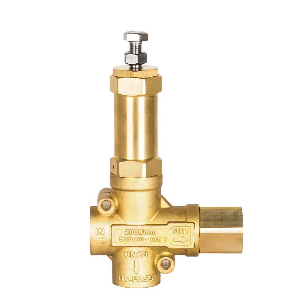 

200 Bar Large Flow Triplex Plunger Pump High Pressure Washer Pressure Regulating Valve Car Wash Shop Brass Accessories 200Lpm