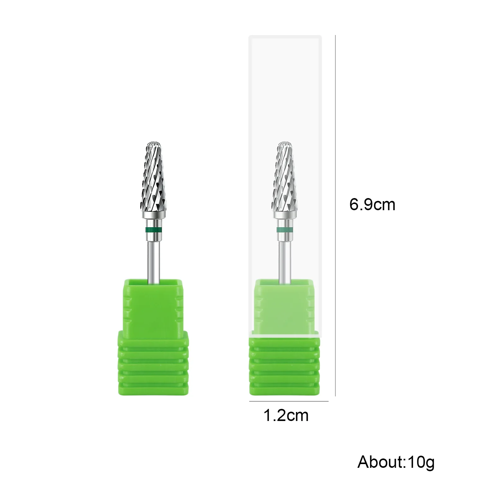 1 Adet Tungsten Karbür Ölü Deri Sökücü Tırnak Frezesi Ucu 3/32 İnç Profesyonel Güvenli Karbür Tırnak Temizleme Frezesi Nasır İçin
