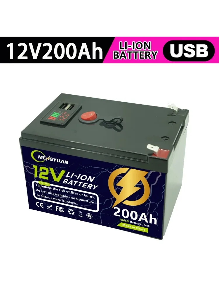 AliExpress SUMMING 12V 200Ah Lithium LiFePO4 Deep Cycle Battery for Solar,Fish Finder, Power Wheels, Lighting, Off-Grid Applications Built-in BMS