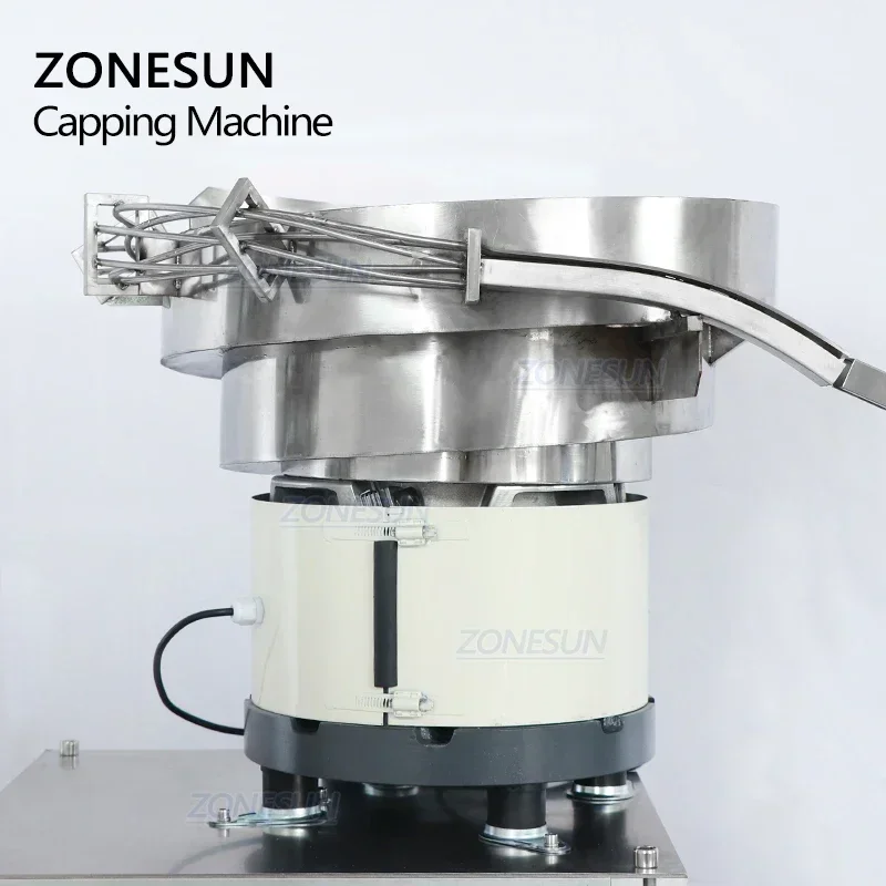 ZONESUN ZS-XG1870V Автоматический отверток для крышек бутылок для круглых пластиковых и стеклянных бутылок в линии упаковки жидкости