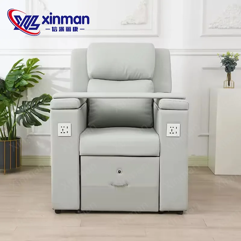 Source Cross-border Beauty Club Foot Bath Chair Multifunctional Sofa Foot Therapy Nail Art Chair Electric Foot Bath Sofa Can lie