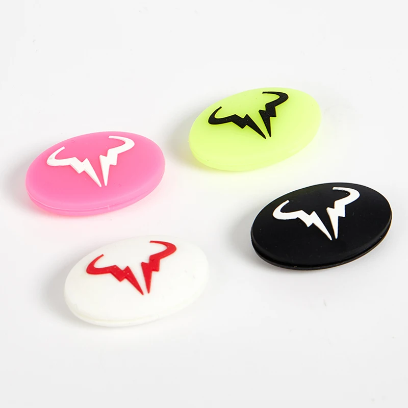 

Hot Sale 1/5PCS Tennis Cartoon Racket Shock Absorber Vibration Dampeners Silicone Durable Tennis Accessories