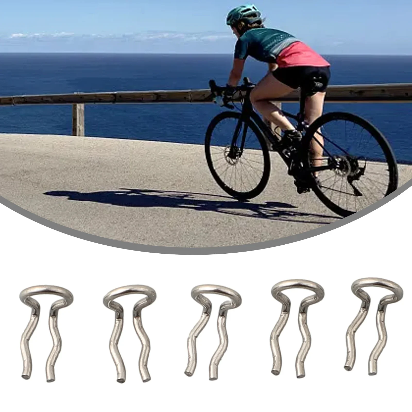 5/10/15 Stück Fahrrad-Scheibenbremsen-Federclips für Shimano XT SLX XTR, Passende Befestigungsschrauben und Federclips, Fahrradteile – Detail 8