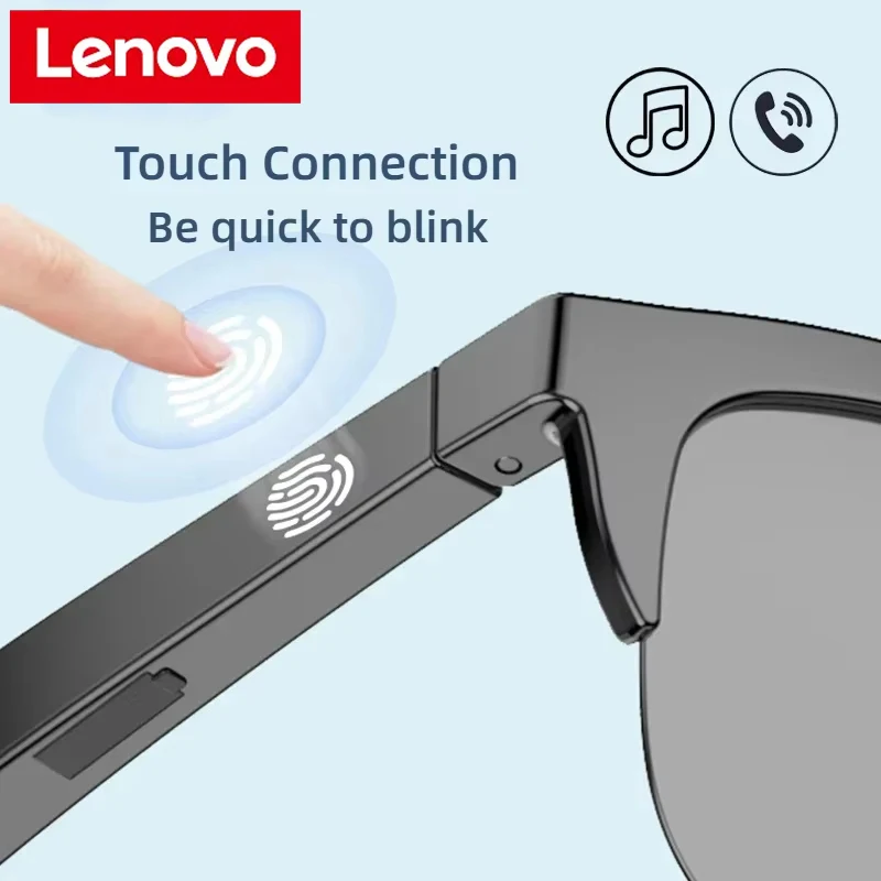 

Lenovo F06 умные солнцезащитные очки Bluetooth вызов спортивные наушники HIFI синий свет водонепроницаемые анти-УФ для мужчин женщин