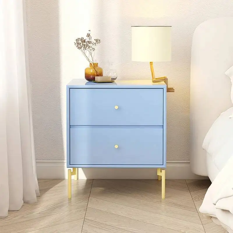 

Night Luxury Table Drawer Simple Minimalist Storage Bedside Table Modern Mesitas De Noche Para El Dormitorio Bedrooms Furniture