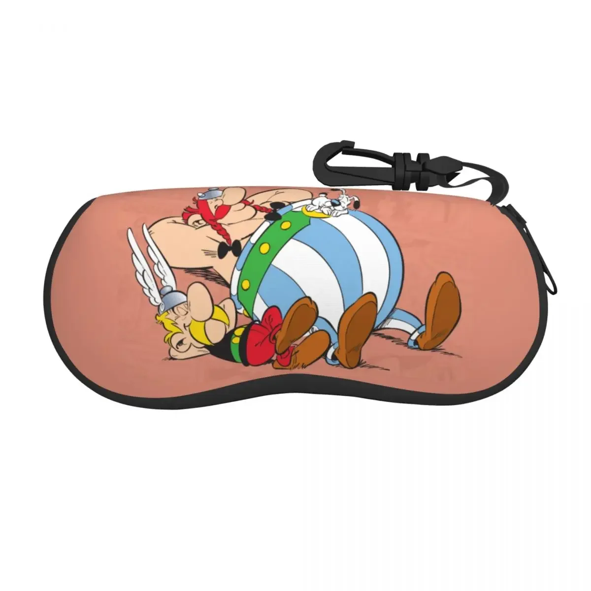 Custom Asterixs And Obelixs Adventure Comic Shell Glasses Case Unisex Cool Eyeglasses Case Sunglasses Protector Box