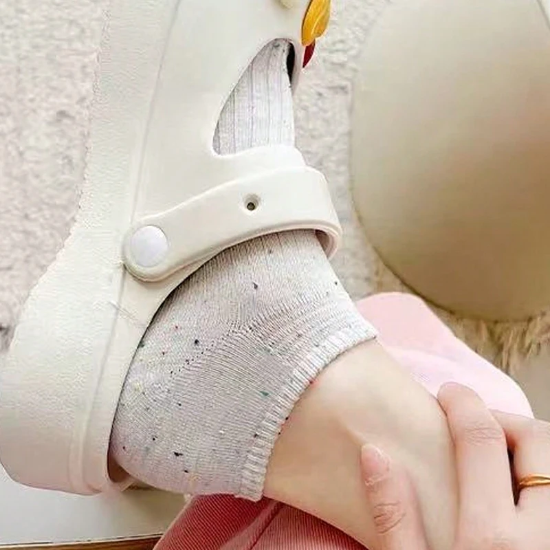 1/3/5/10/15 Pairs Random Women Macaron Color No Show Socks, Soft Breathable Casual Invisible Liner Socks image 6