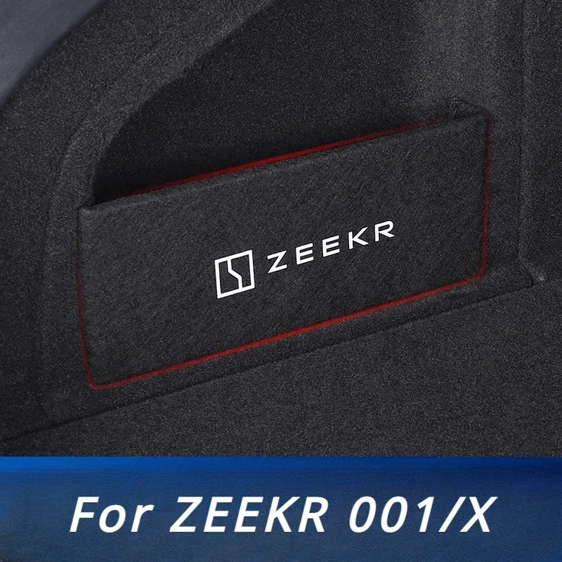 For ZEEKR 001 X Rear Spare Compartment Partition Rear Trunk Storage Box Interior Modification Trunk Storage Parts For ZEEKR