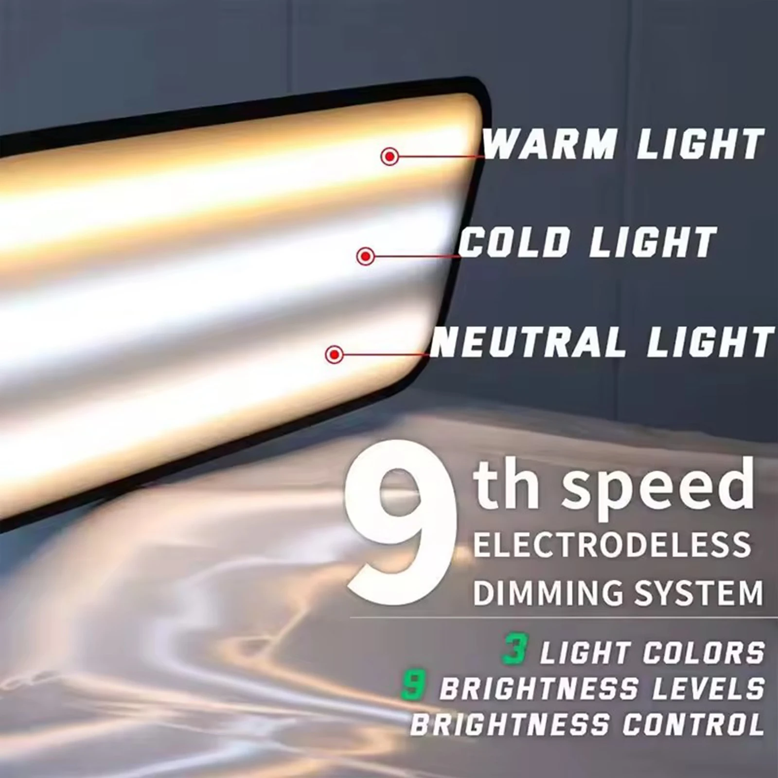 Dentt Repair Leveling Lamp PDR Lamp Hail Pit Seamless Repair Detection Lamp Sheet Metal Shaping Special LED Reflector