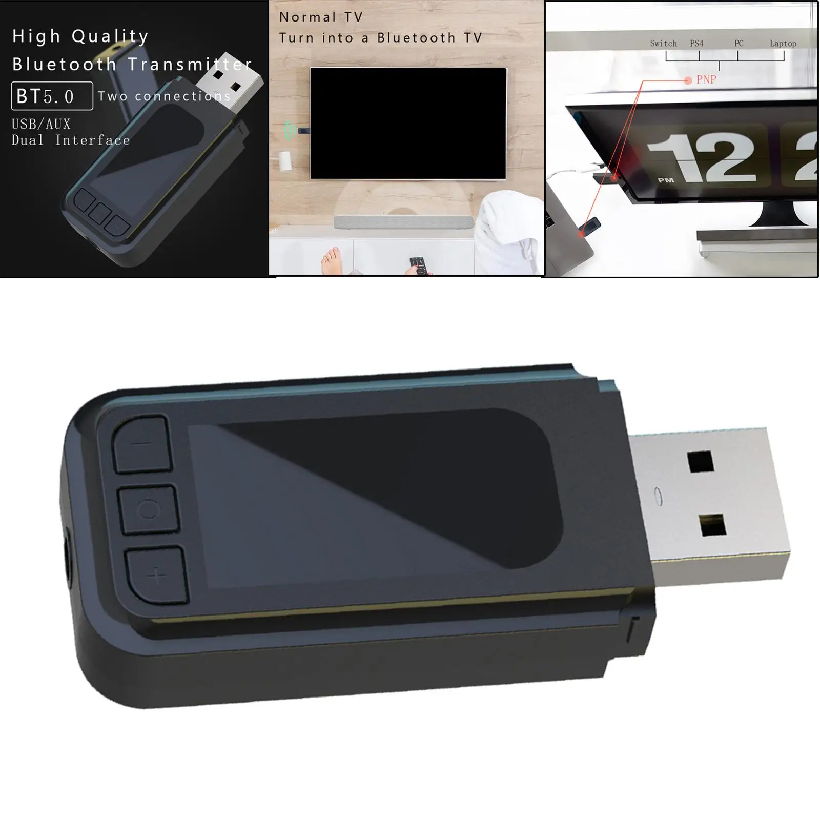 محول ATS2831 5.0 AUX ثنائي الإخراج ستيريو اتصال ممتاز #5