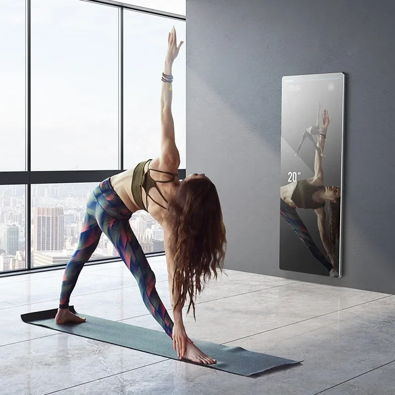 Gym Mirror For Living Room With Exercise Video Trainer Display Exercise Mirror Fitness