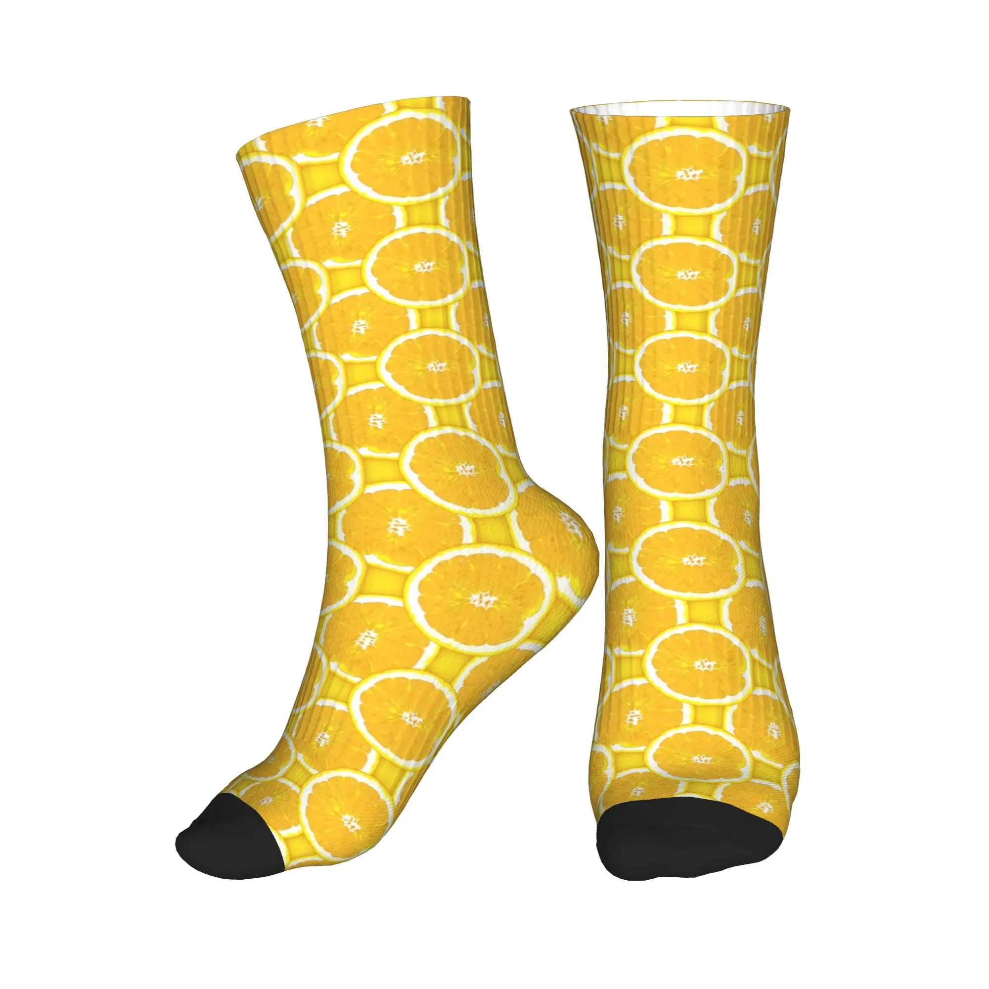 

Носки Cool Orange Slice Paradise для женщин и мужчин, теплые спортивные носки для баскетбола с 3D-печатью