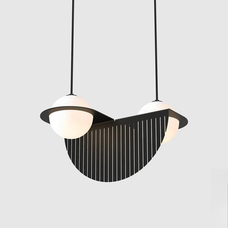 

Simple modern creative bedroom chandelier Nordic minimalist milk tea shop clothing store special-shaped decorative lamp