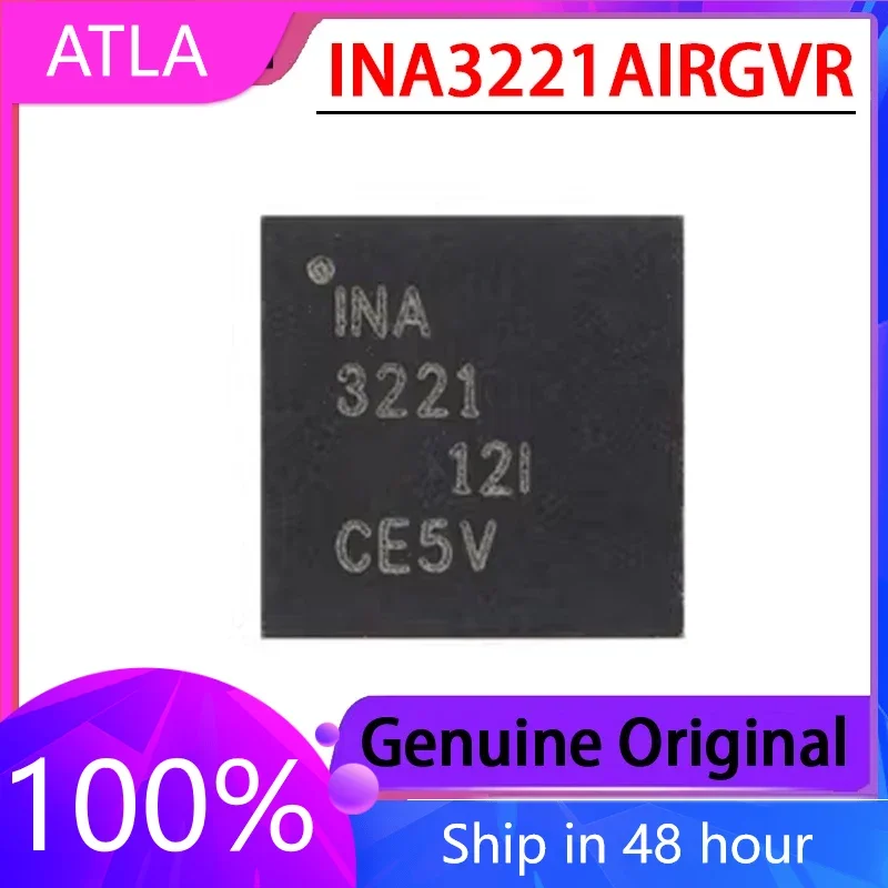 

5PCS Original INA3221AIRGVR INA3221 VQFN-16 Current/Voltage Monitor Chip