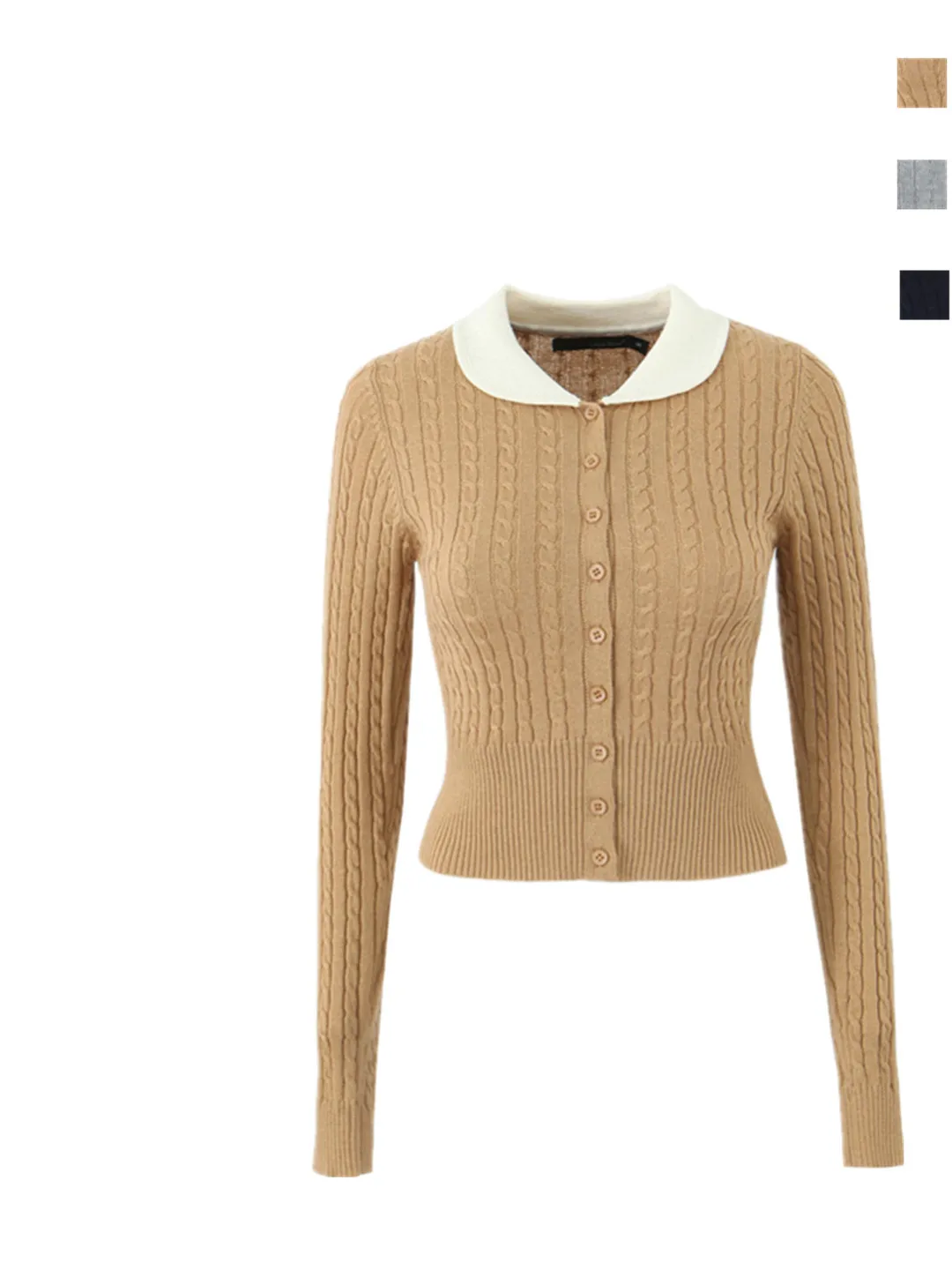 

Вязаный свитер Long Sve в американском стиле в стиле ретро, облегающий полосатый открытый кардиган, теплый шерстяной топ для женщин