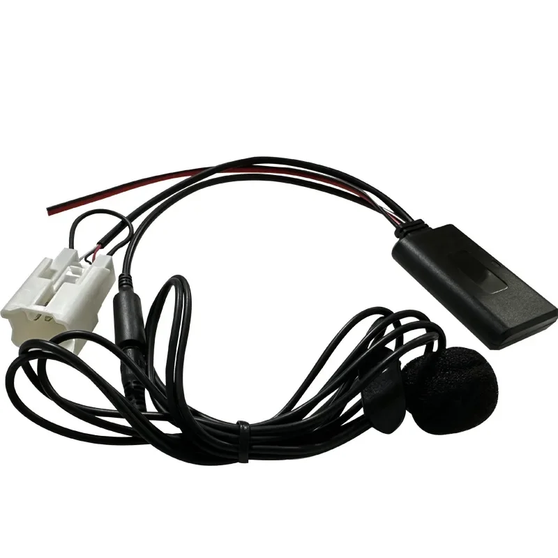 Suitable for Ford 5P Car Stereo Radio Aux in MP3 Adaptor Led Bluetooth with Microphone