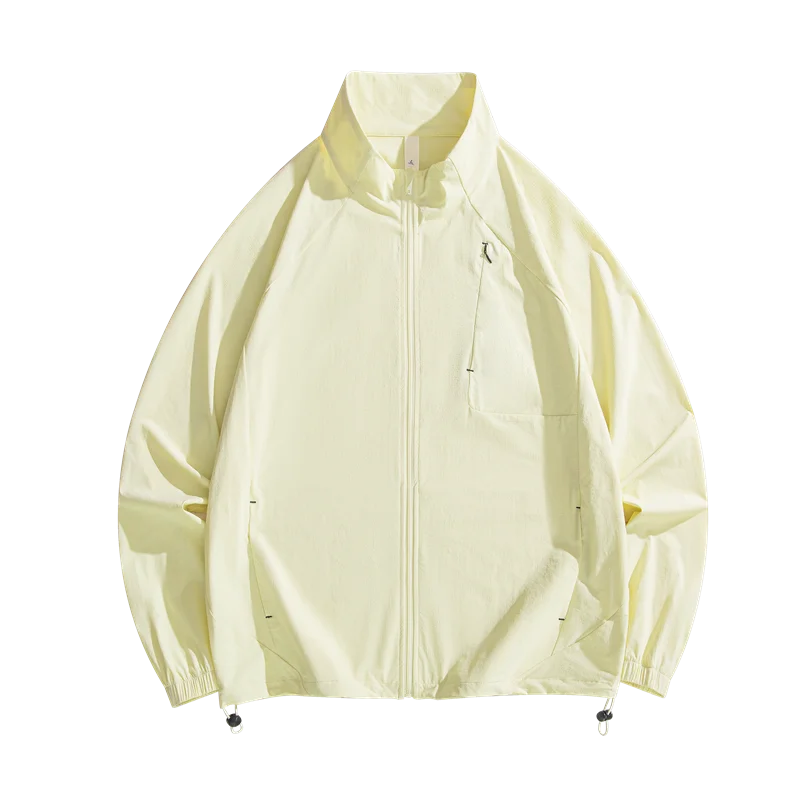 Men's Sunscreen Coat Summer Fashion Solid Color Nylon Reversible UPF Anti-UV Skin Jacket Outdoor Sports Daily Commute Leisure