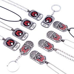 Metro 2033 Necklace for Men Women Classic Game Necklaces Fashion Accessory Jewelry Pendant Metal Chain Choker Collares Gift