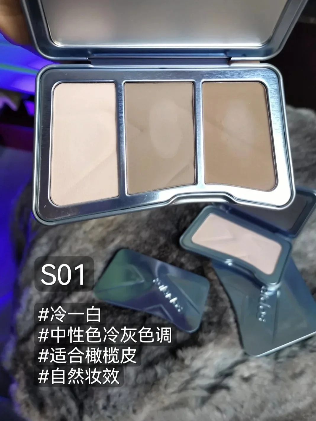 لوحة هايلايتر كاليدوس غير اللامعة لتسليط الضوء على كونتور أحمر الخدود الكوري ولوحة هايلايتر