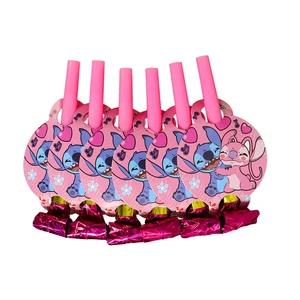 Disney Lilo and Stitch Birthday Decoration, Party Decor, Tableware, Tablecloth, Paper Cup, Plate, Backdrop, Balloons Supplies, Kids Favor 10 Main Sales Knife Proof Vest - №8