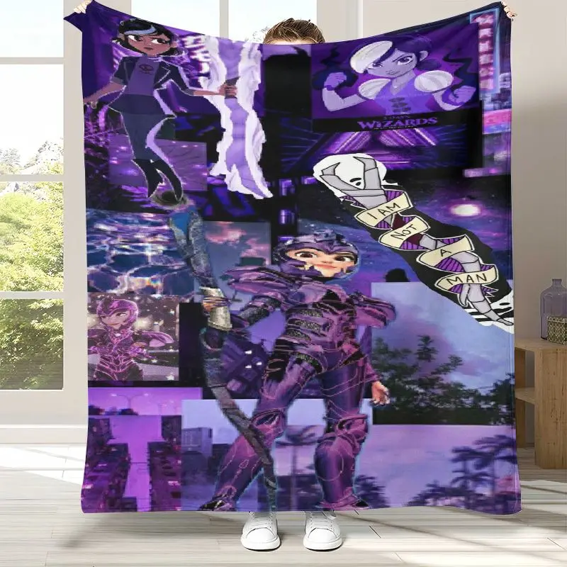 Cartoon Trollhunters Tales of Arcadia Soft Flannel Throw Blanket,Cozy Blanket for Bed,Sofa,Living Room,Picnic,Camping,Home Decor