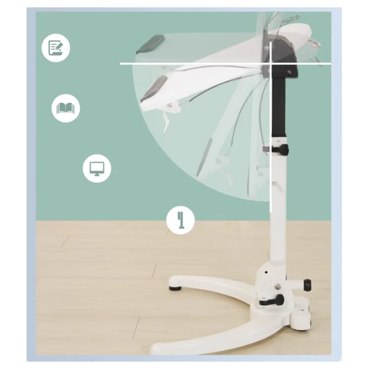 Custom Modern Nordic Pneumatic Height Adjustable Mini Student Study Desk Multifunction House Table Ergonomic Design for Kids