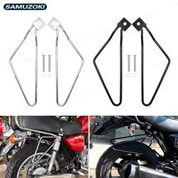 Motorcycle Saddlebag Support Bar Bracket Mount For Harley Sportster 883 Iron XL883N Dyna Fat Bob