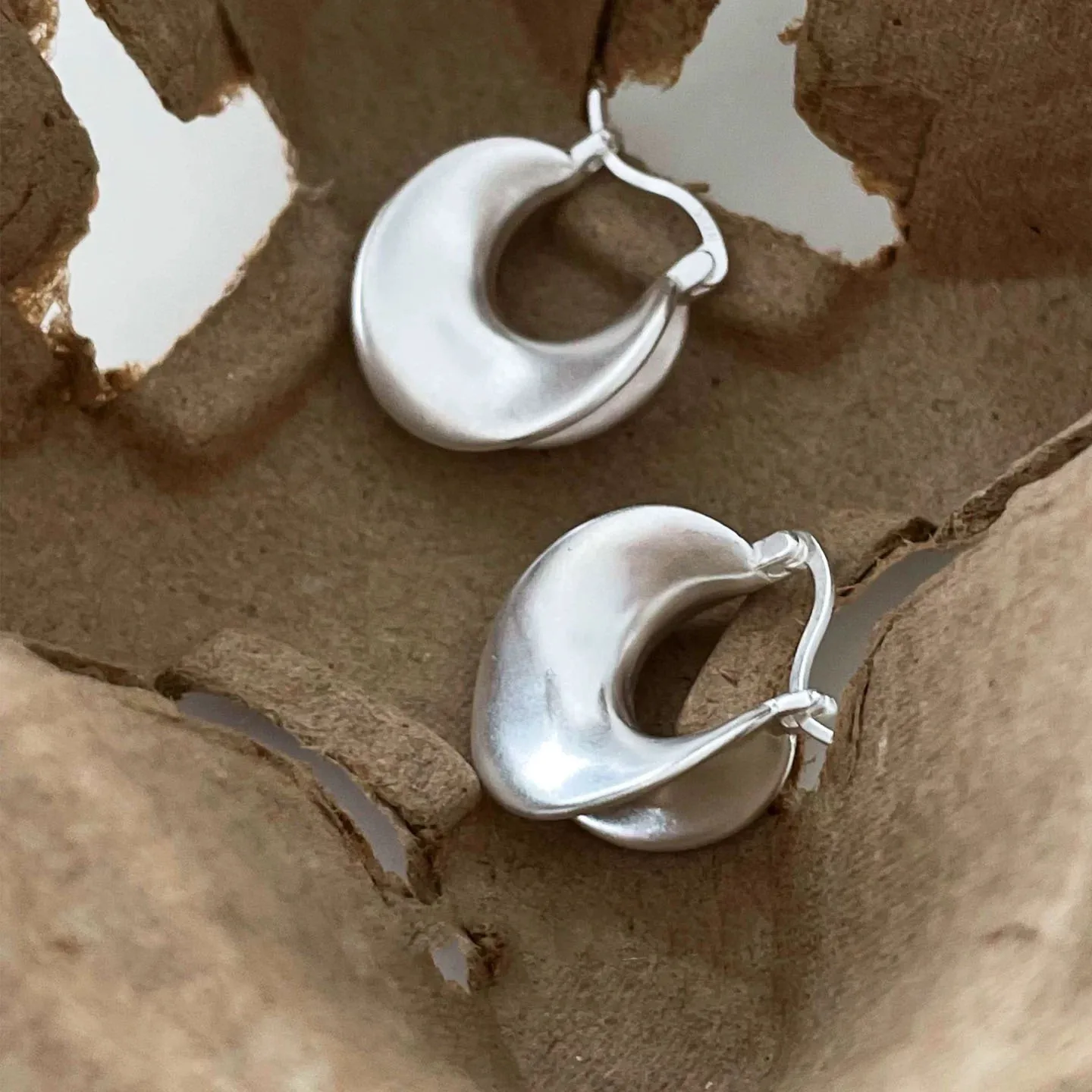 

Винтажные серьги из стерлингового серебра 925 пробы для женщин, модные простые многослойные серьги, ювелирные изделия, предотвращающие аллергию, аксессуары для вечеринок