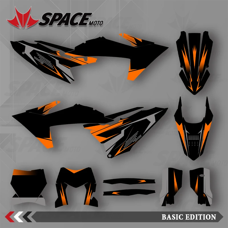 

SPACE MOTO For KTM 23-25SXF 24-26EXC Graphics Background Decals Stickers Motorcycle