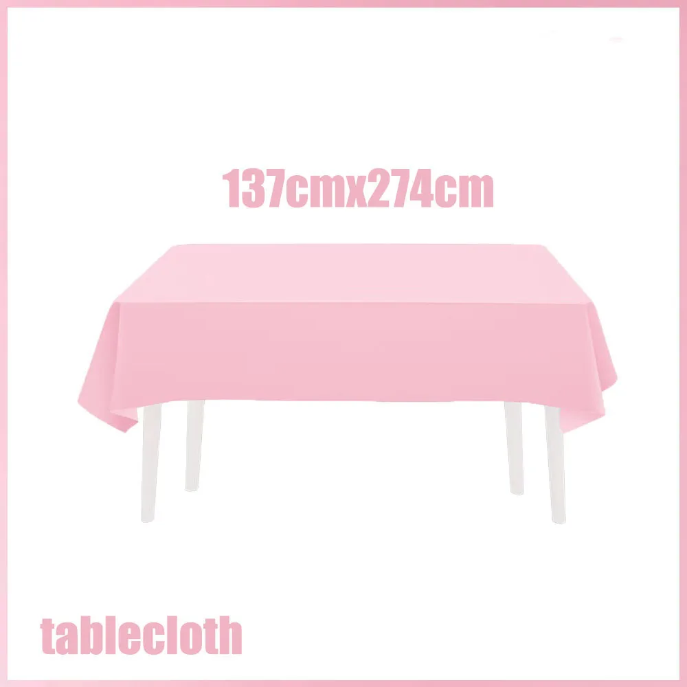 Solid Color Themed Tablecloths, Suitable for Wedding Parties, Adult Parties, Bachelor Parties, and Decoration Supplies