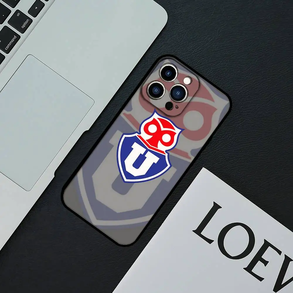 حافظة هاتف بشعار S-Chile U-University حافظة ناعمة لهاتف آيفون 17,16,15,14,13,12,11,Pro,Max,Plus,mini غطاء أسود من السيليكون #6