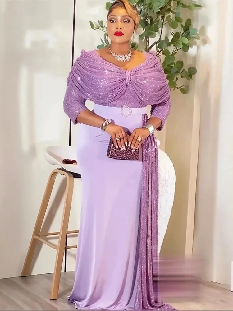 

Плюс размер африканское Дашики с блестками облегающее длинное платье сексуальное турецкое мусульманское свадебное вечернее платье для женщин элегантное вечернее платье