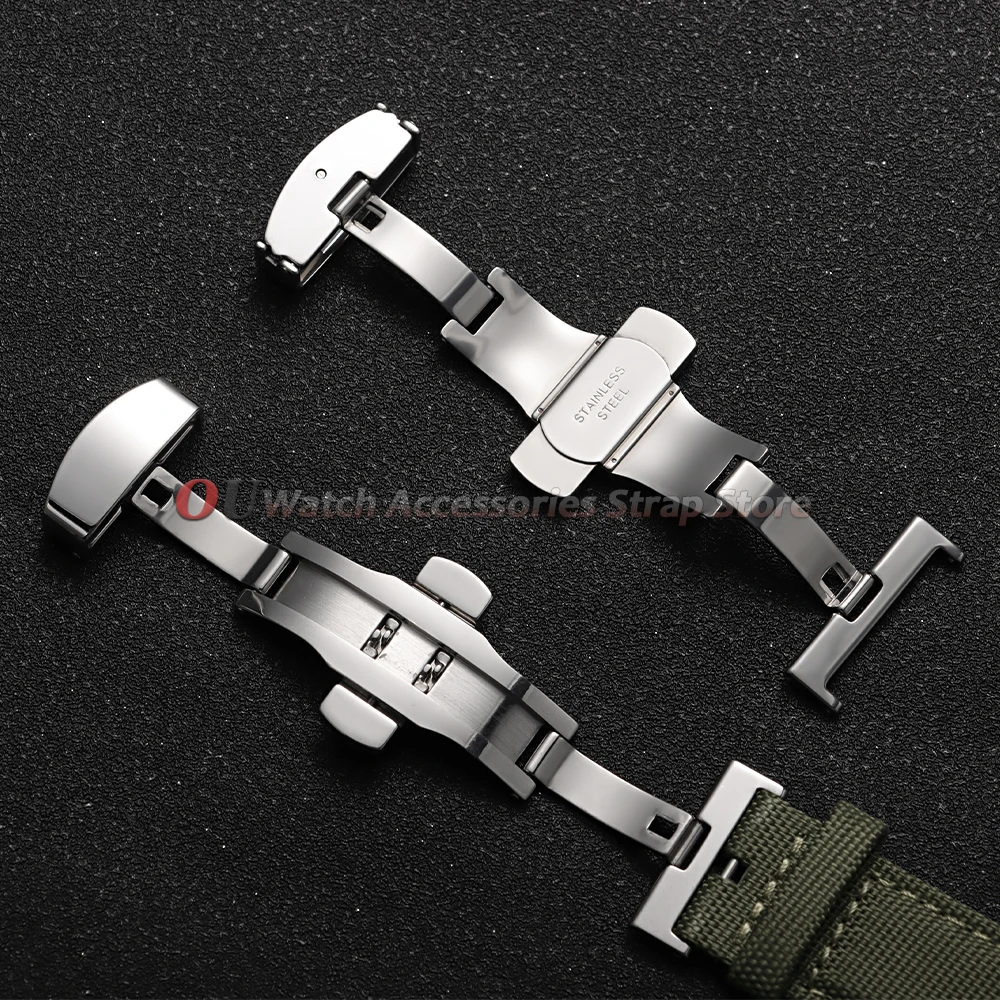 10mm 12mm 14mm 16mm 18mm 20mm 22mm Edelstahl Schmetterlingsverschluss Uhrenarmband-Schließe Faltschließe Uhrenarmbänder Zubehör – Detail 6