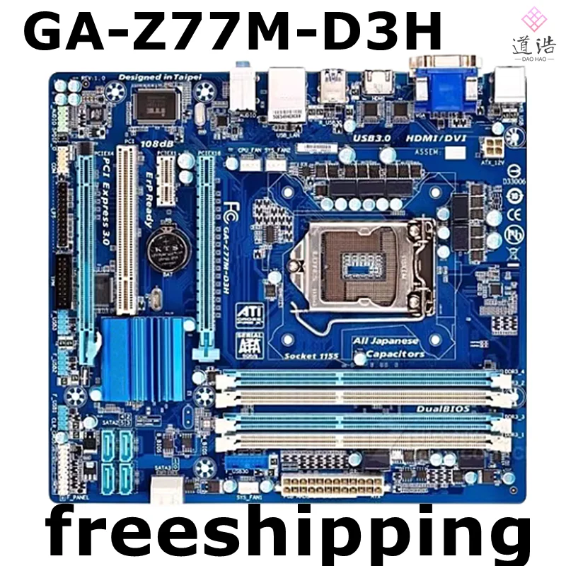 

For GA-Z77M-D3H Motherboard 32GB LGA 1155 DDR3 Micro ATX Z77 Mainboard 100% Tested Fully Work