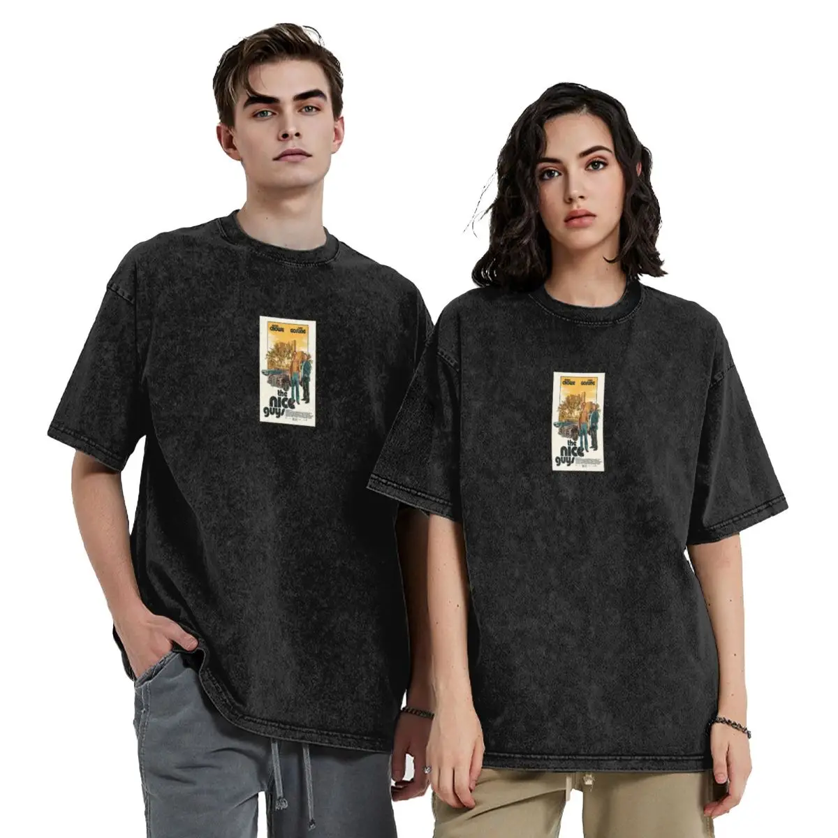 

The Nice Guys Poster T-Shirt vintage clothes animal prinfor boys Louboutins tee shirts for men
