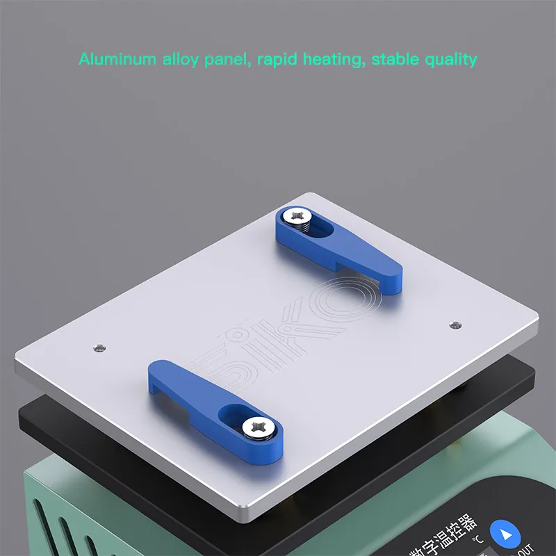 Microcomputer Electric Heating Plate Rework Soldering Preheat Station Welder BGA LCD 90*70mm Reballing Phone Repair Tools