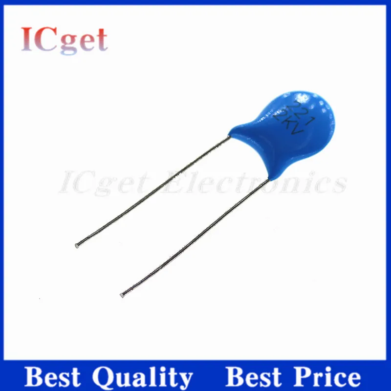 50PCS High Voltage Ceramic Capacitor 2KV 101/102/103/22/331/471/561/681/821/222/332/472