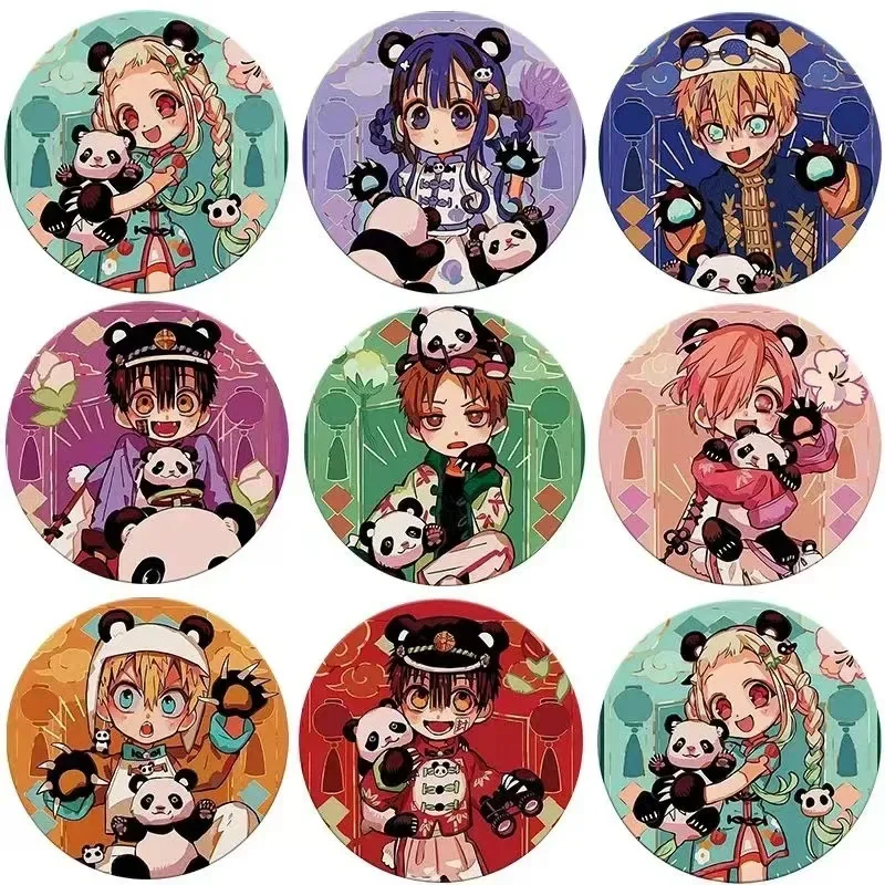 

New Anime Toilet-bound Hanako-kun Metal Brooch Pin Cute Yashiro Nene Hanako-kun Badge for Backpack Clothes Collection